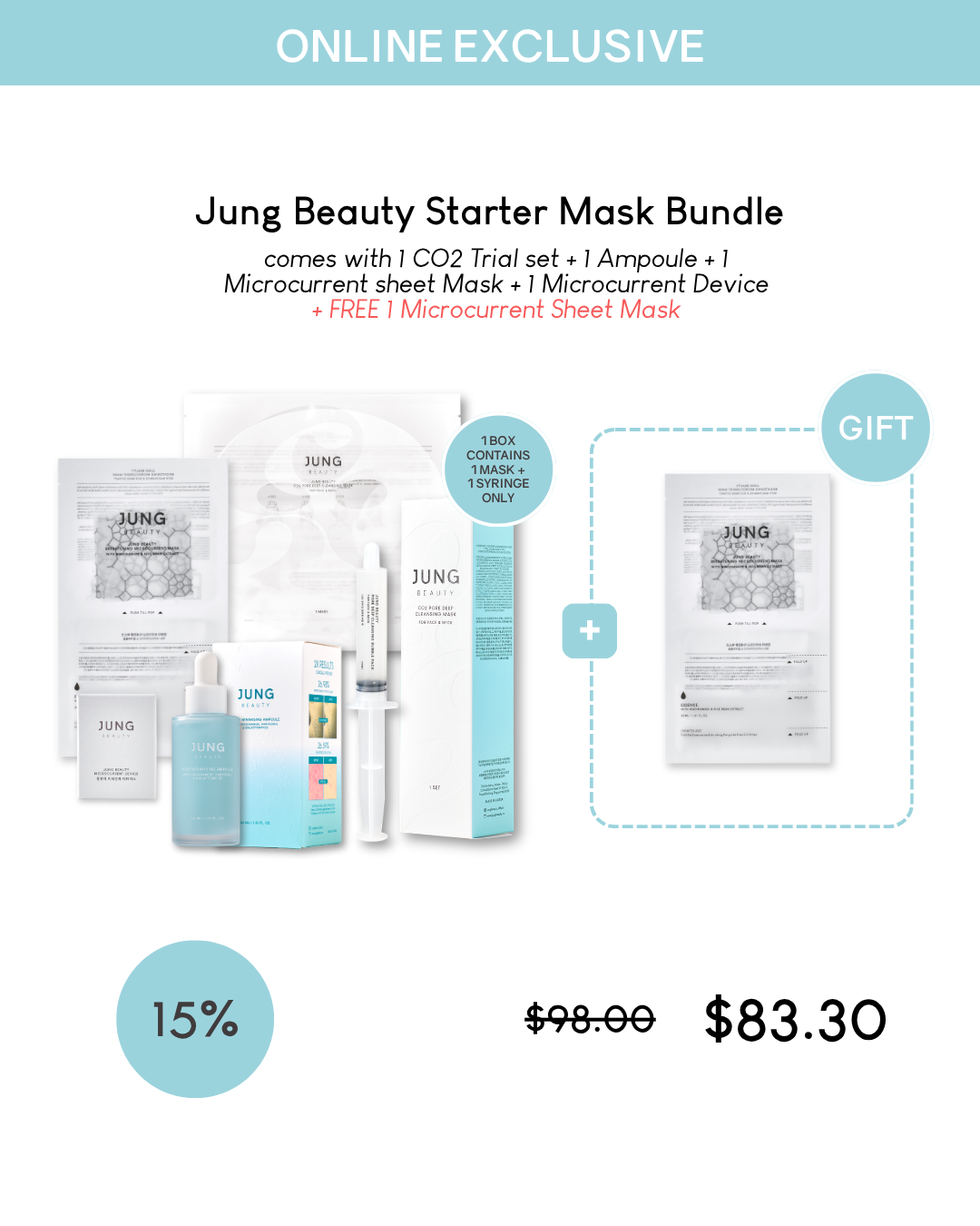 [Online Exclusive] Jung Beauty Starter Mask Bundle