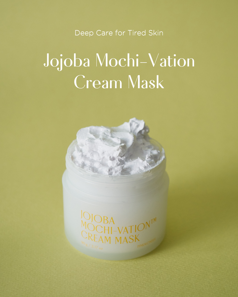 PINKWONDER Jojoba Mochi-Vation™ Cream Mask (with Silicon Pack Brush)