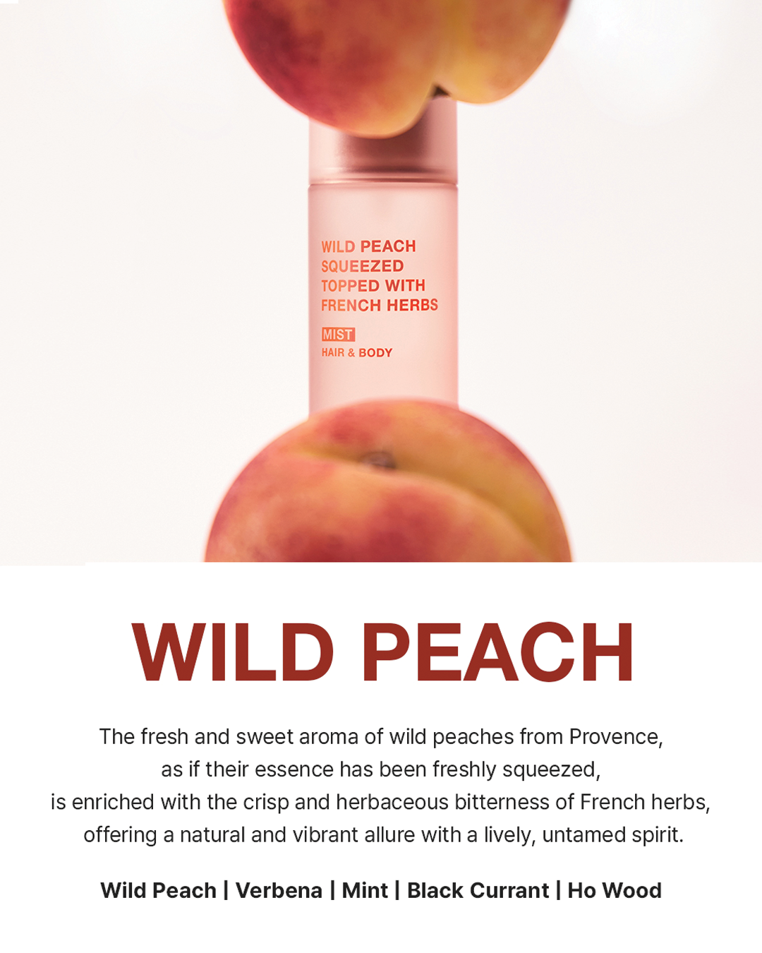 [PROMO] kuoca Fragrance Mist – Wild Peach (50ml)