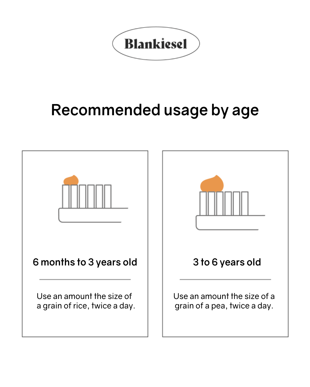 [PROMO] Blankiesel Toothpaste for Newborns (6 months & above) - Apple Mango