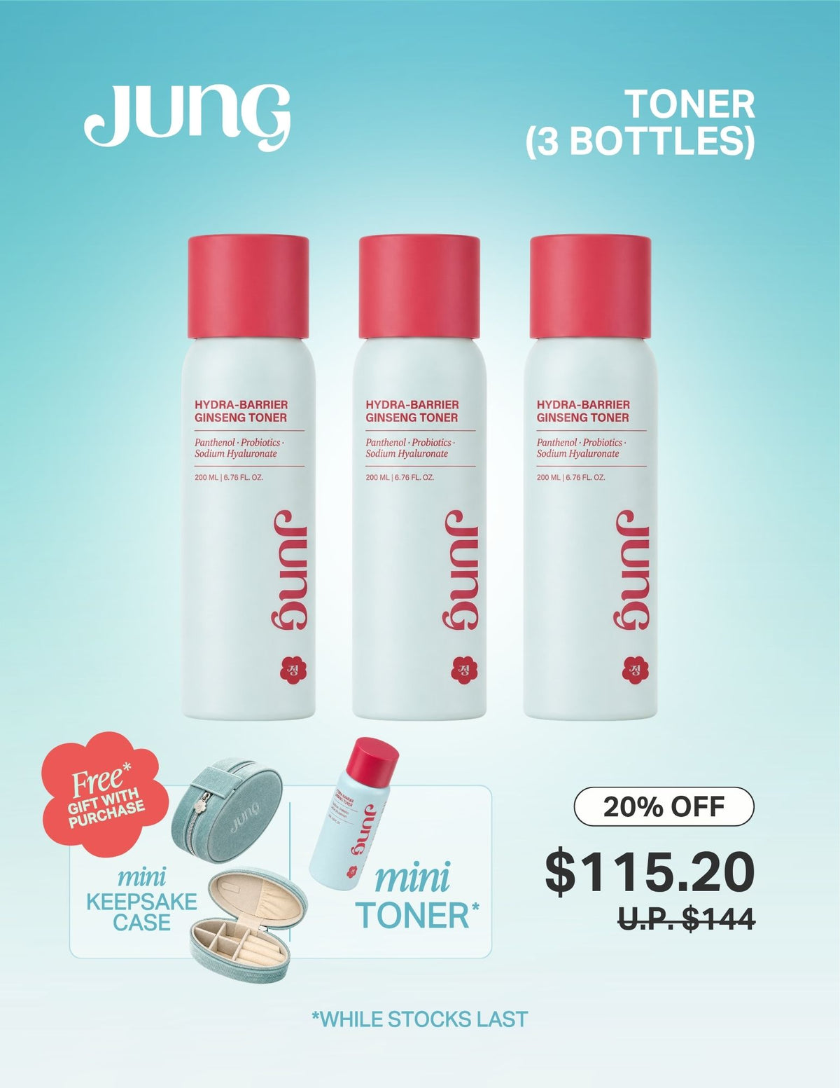 [PROMO] Jung Beauty Hydra-Barrier Ginseng Toner
