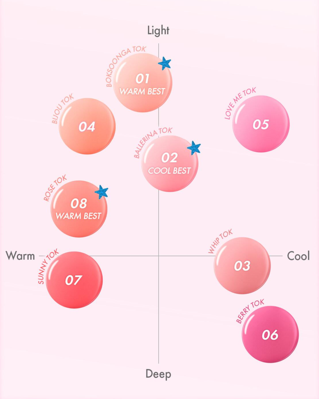 [PROMO] AMUSE Cheek Tok Tok (8 Colours)