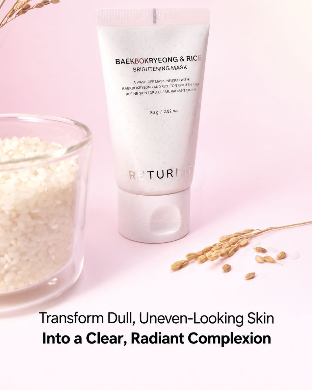 [PROMO] Returnity Baekbokryeong & Rice Brightening Mask