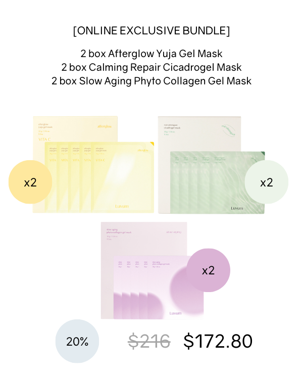 [Online Exclusive] Luvum Gel Mask Trio