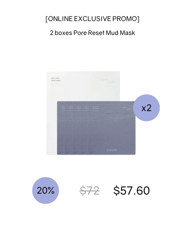 [Online Exclusive] Luvum Pore Reset Mud Mask