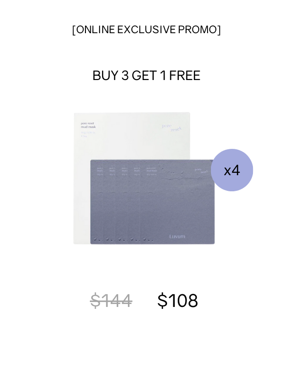 [Online Exclusive] Luvum Pore Reset Mud Mask