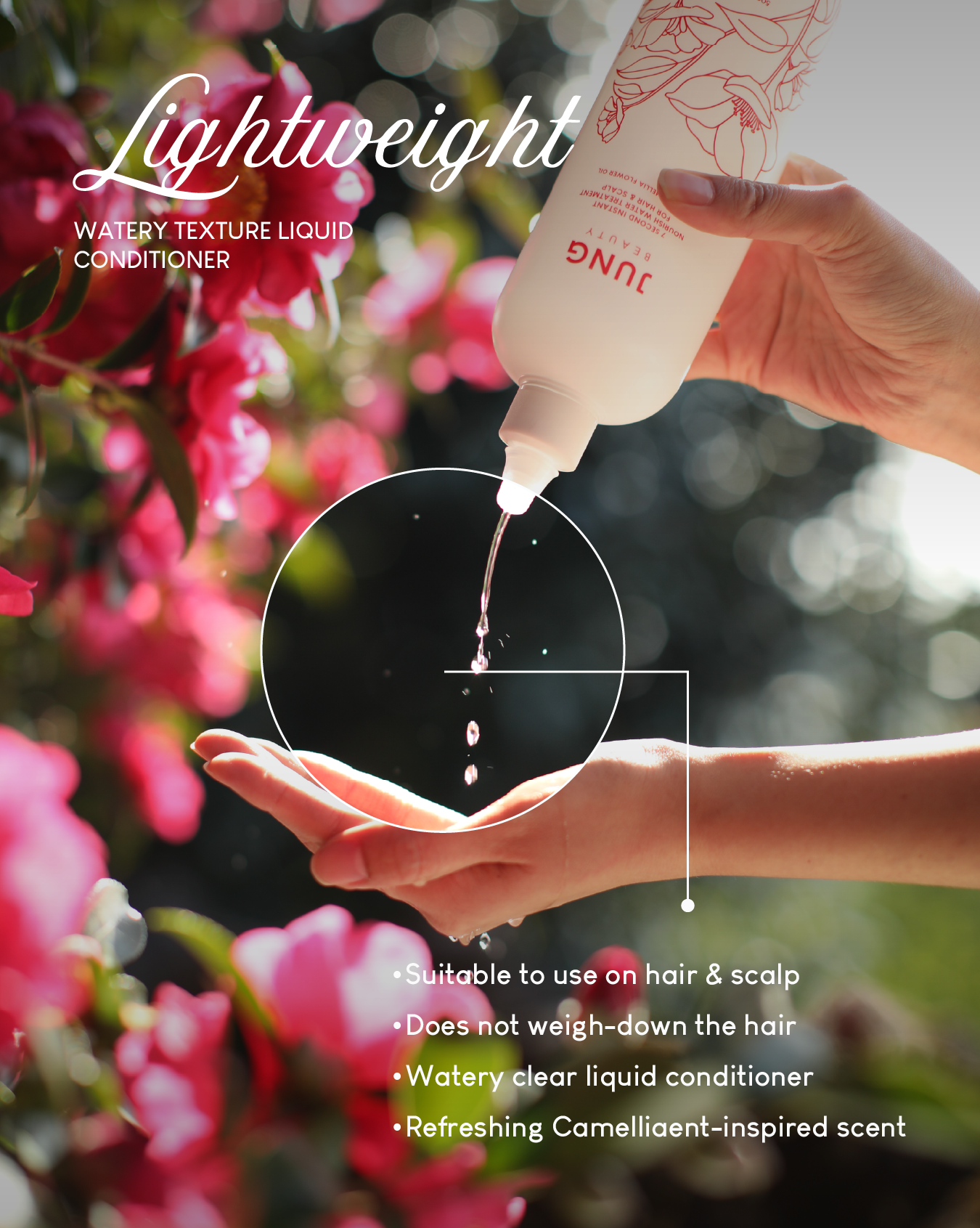 [PROMO] Jung Beauty 7 Second Instant Nourish Water Treatment for Hair & Scalp with Camellia Flower Oil