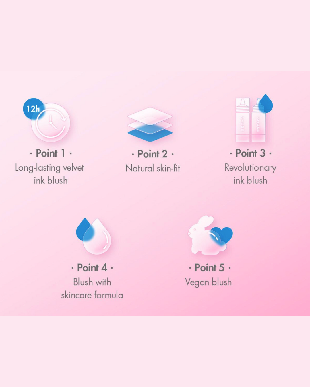 [PROMO] AMUSE Cheek Tok Tok (8 Colours)