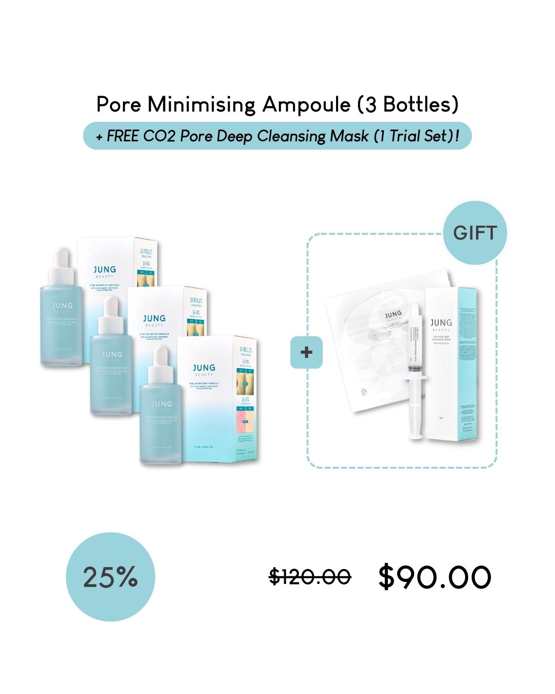 [PROMO] Jung Beauty Pore Minimising Ampoule with Niacinamide, Panthenol & Galactomyces