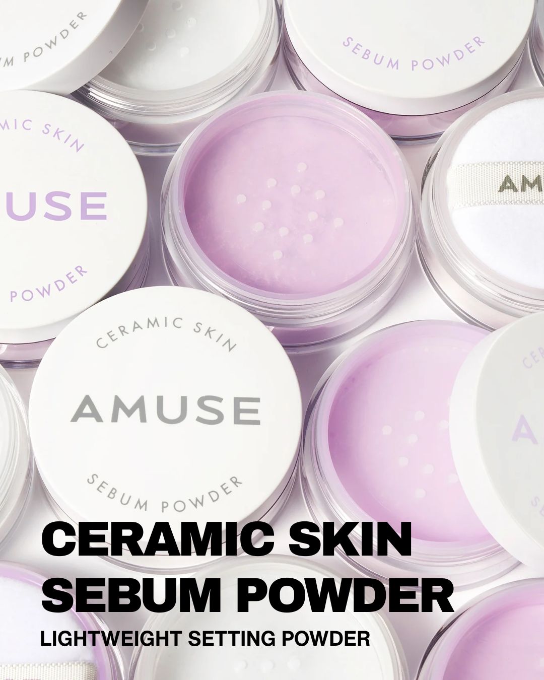 [PROMO] AMUSE Ceramic Skin Sebum Powder (2 Shades)