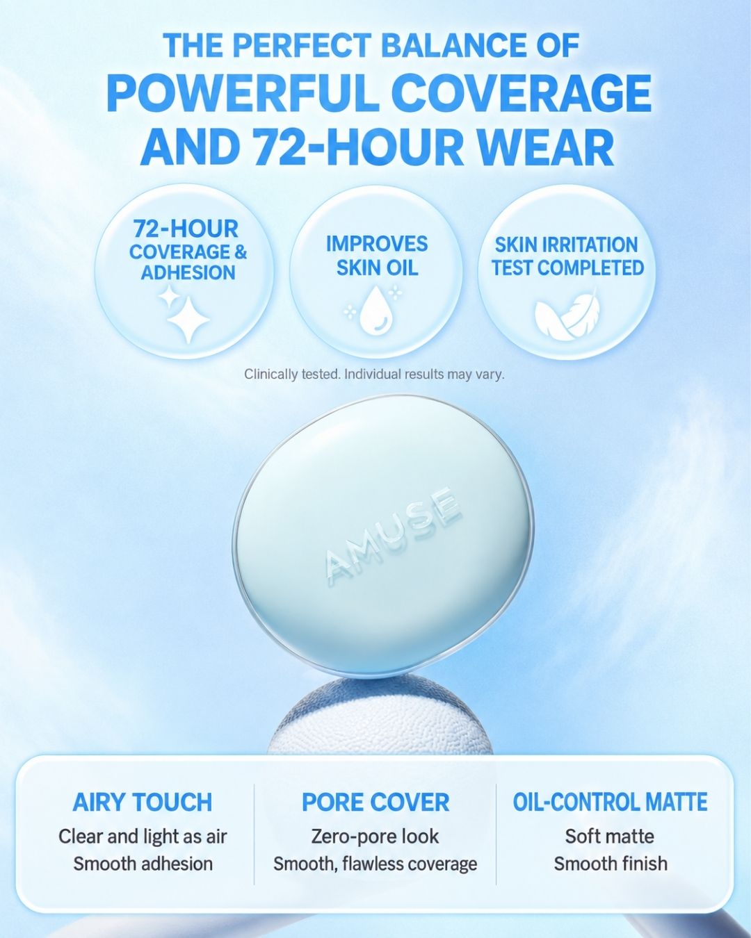 [PROMO] AMUSE Airy Pore Cover Cushion