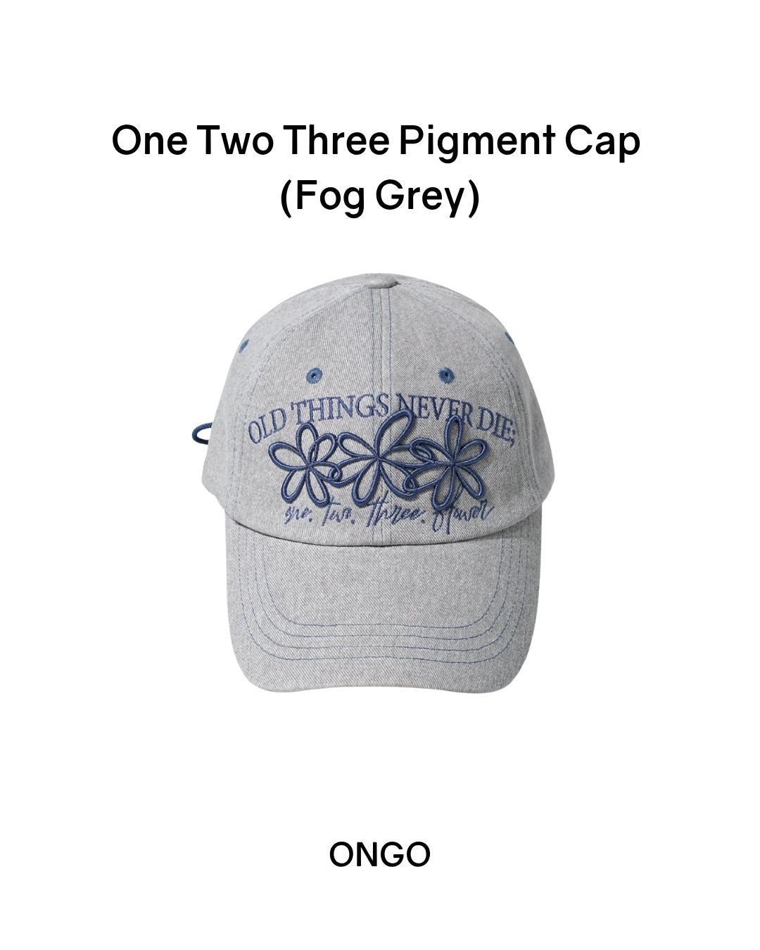 [PREORDER] ONGO One Two Three Pigment Cap (Dispatch Date: 17-21 Aug)
