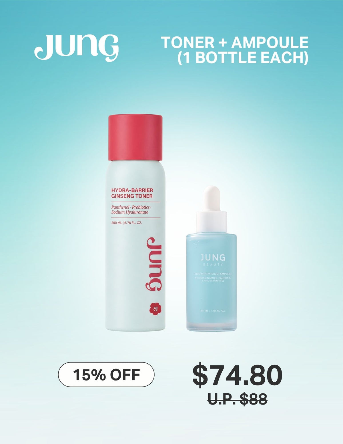 [PROMO] Jung Beauty Pore Minimising Ampoule with Niacinamide, Panthenol & Galactomyces