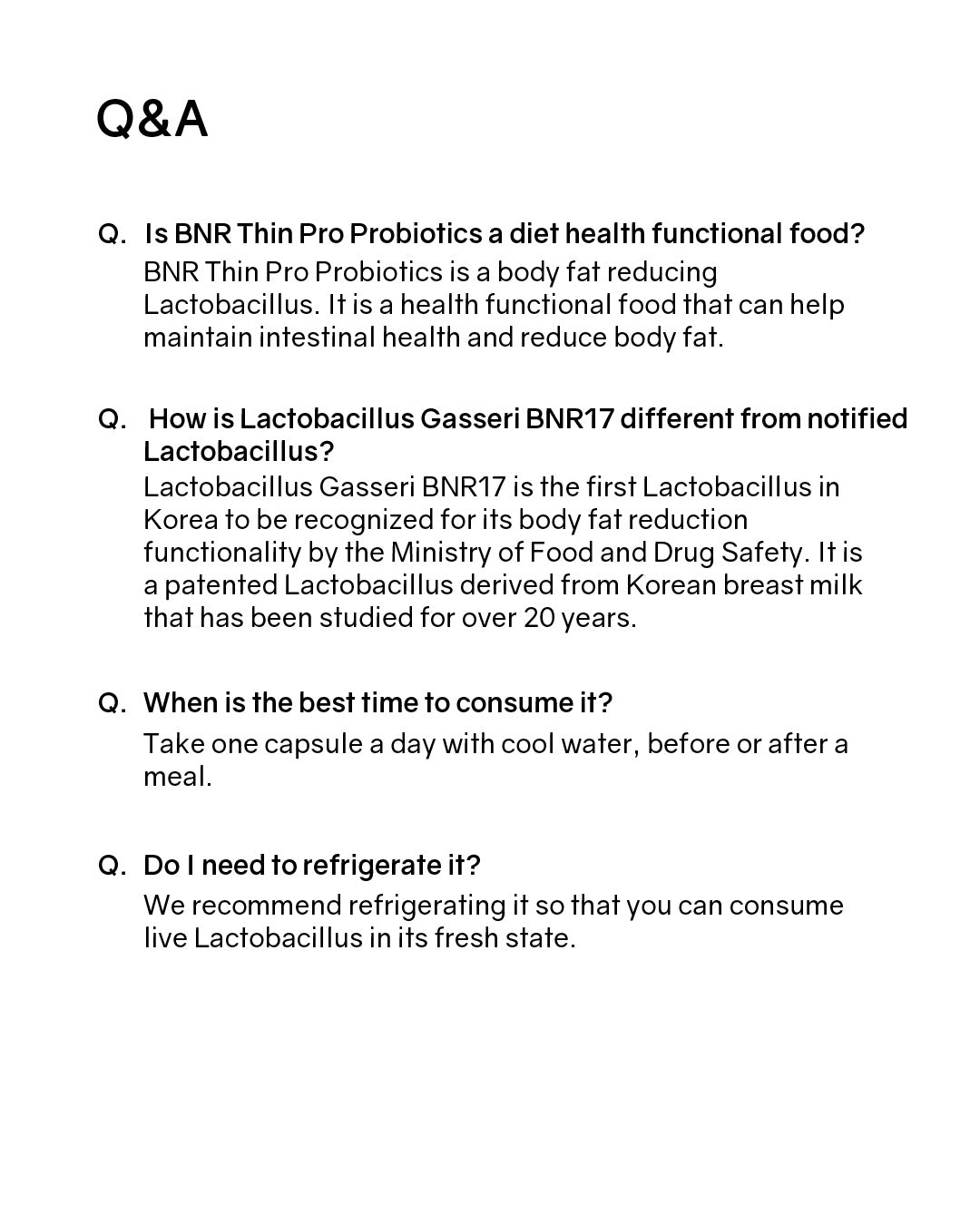 [PROMO] BNR17 Diet Probiotics BNRThin Pro (Cold Chain)