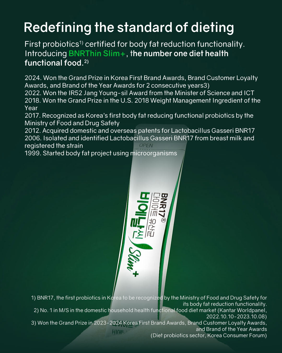 [PREORDER] BNRThin Slim+ Probiotics (Room Temp)