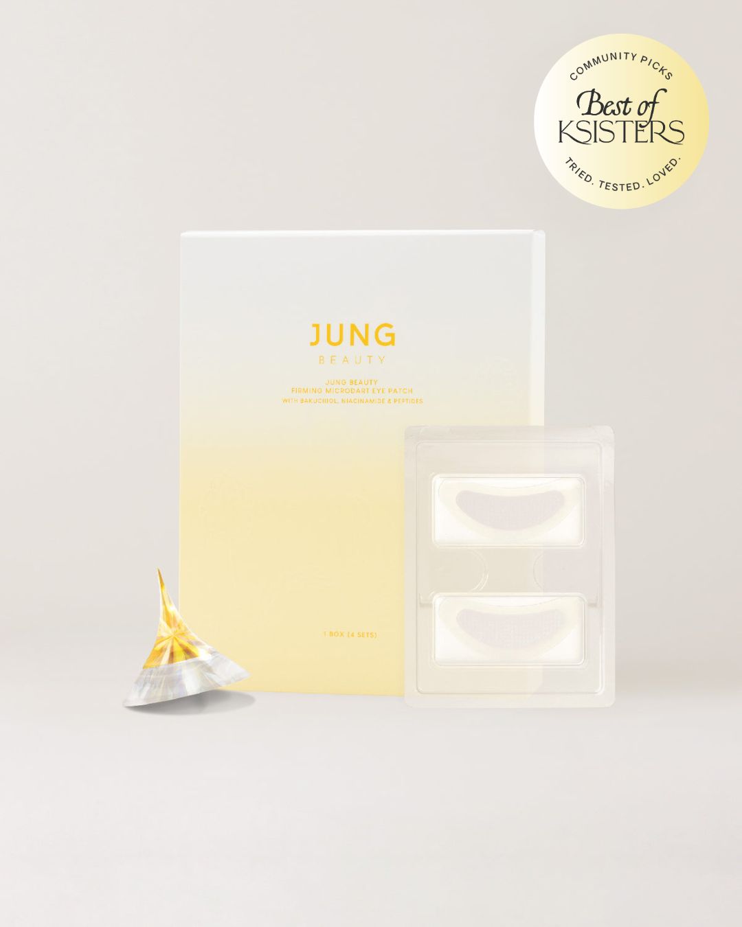 [PROMO] [BOK] Jung Beauty Firming Microdart Eye Patch with Bakuchiol, Niacinamide and Peptides