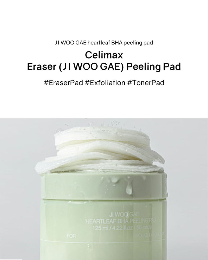 celimax JI WOO GAE Heartleaf BHA Peeling Pad