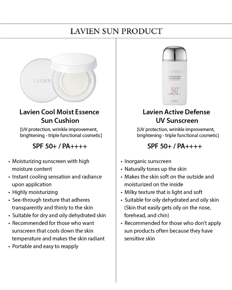 Lavien Cool Moist Essence Sun Cushion