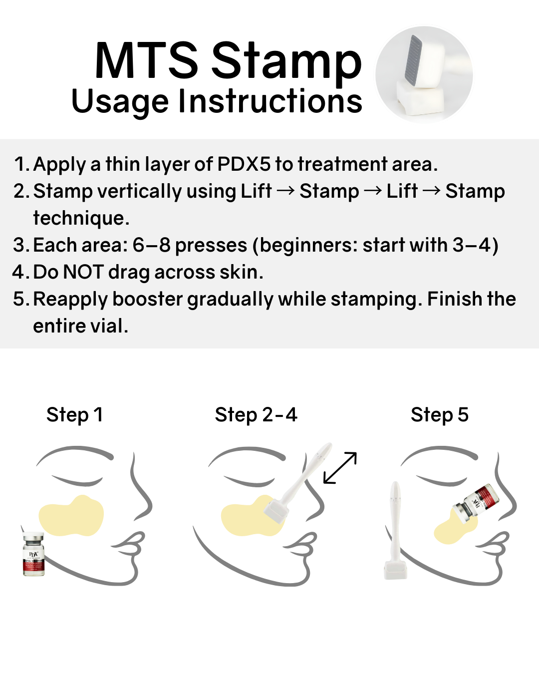 [PROMO] Dermaline PDX5 Skin Booster Total Solution & MTS Stamp