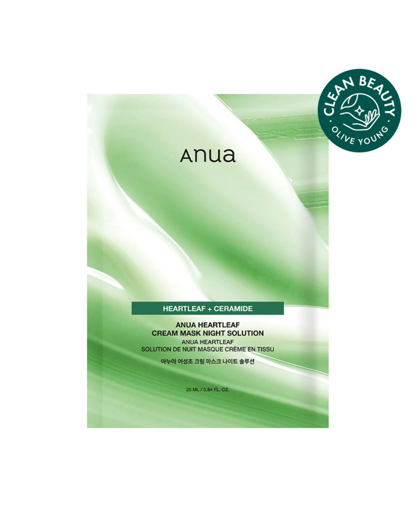 ANUA Heartleaf Cream Mask Night Solution 25ml (10PCS)