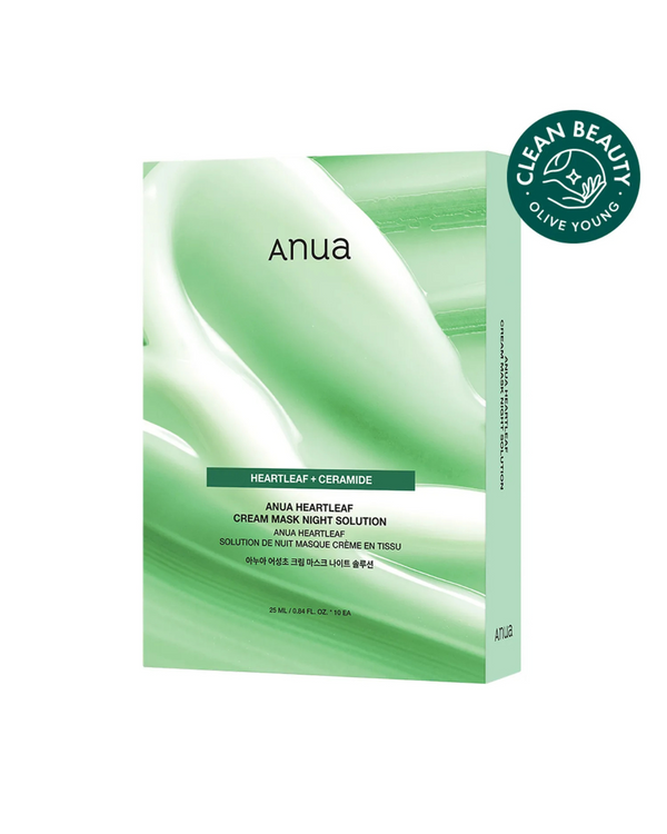 ANUA Heartleaf Cream Mask Night Solution 25ml (10PCS)