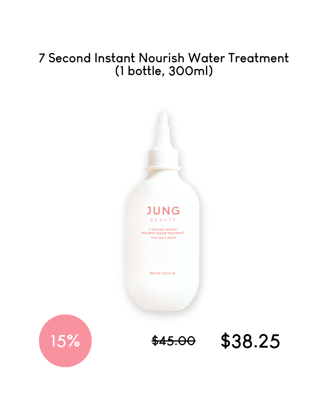 [PREORDER] Jung Beauty 7 Second Instant Nourish Water Treatment (DISPATCH DATE: 18-22 AUG)