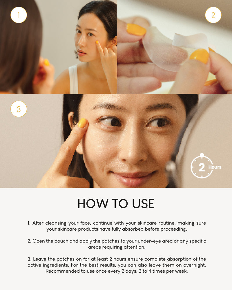 Jung Beauty Firming Microdart Eye Patch with Bakuchiol, Niacinamide and Peptides