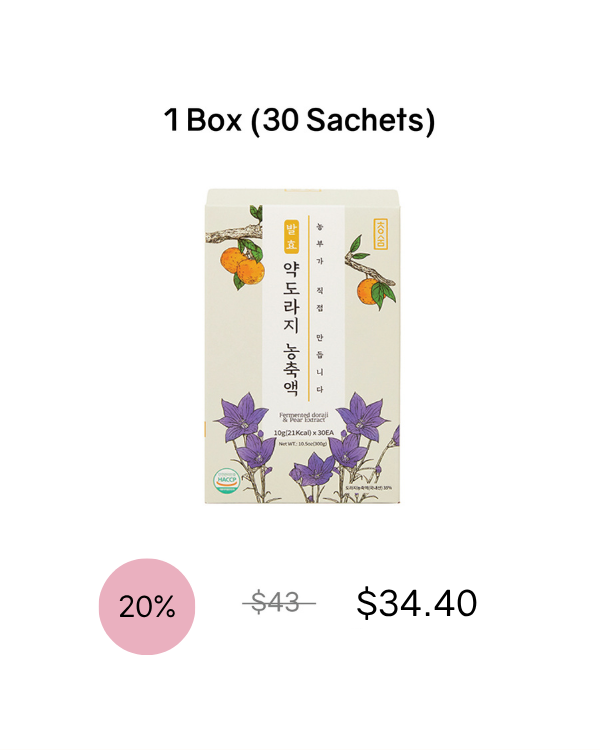 [PROMO] Cheongsum Fermented Pear & Bellflower Root Concentrate