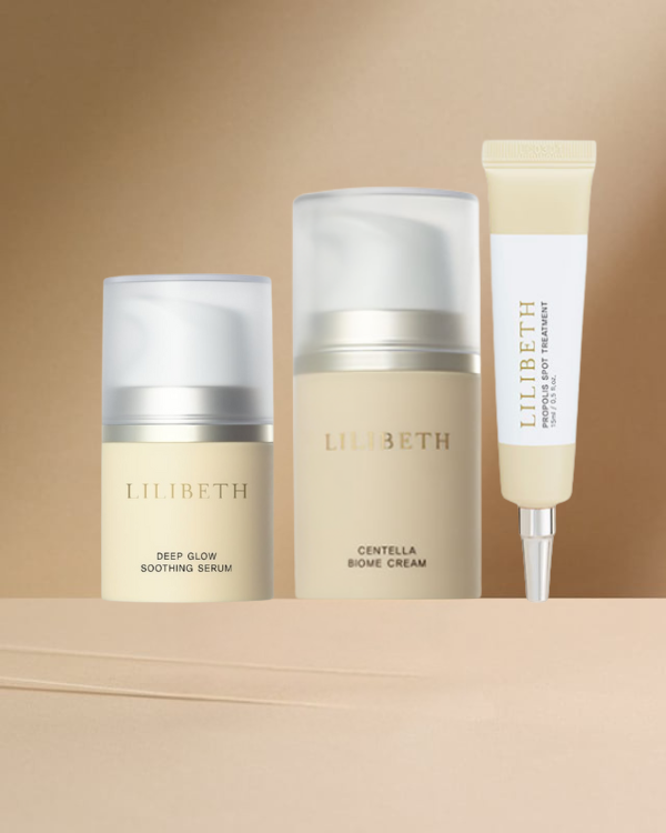 [Online Exclusive] Lilibeth Skincare Set (Deep Glow Soothing Serum, Centella Biome Cream, Propolis Spot Treatment)