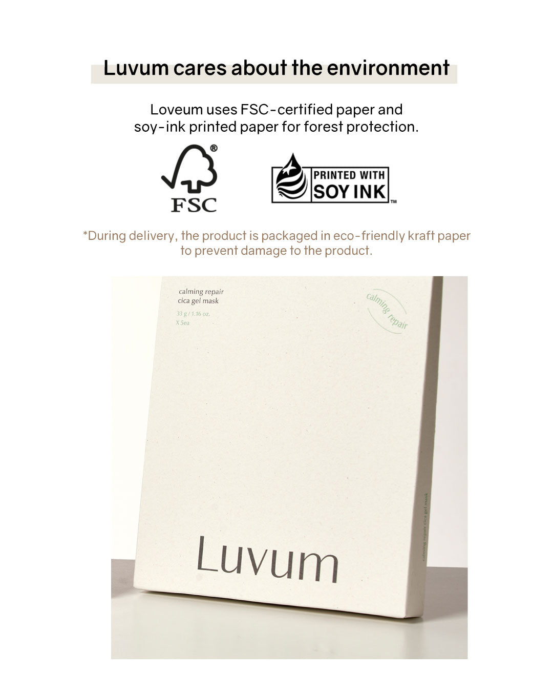 [PROMO] Luvum Calming Repair Cicadrogel Mask