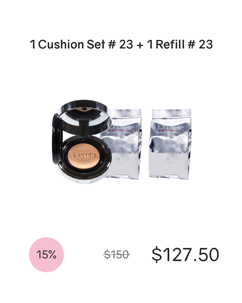 [PROMO] Lavien Radiance Essence Cushion SPF50+/PA++++ (Shade 21/23)