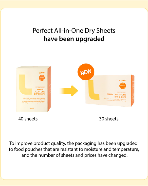 L:MOT Perfect All In One Dry Sheets