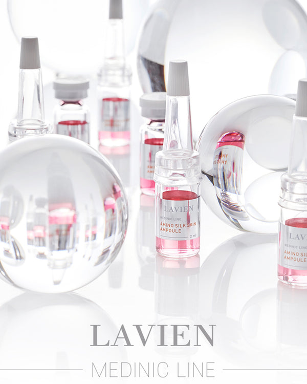 Lavien Amino Silk Skin Ampoule (Pink) / 4000 Micro Shot Skin Roller