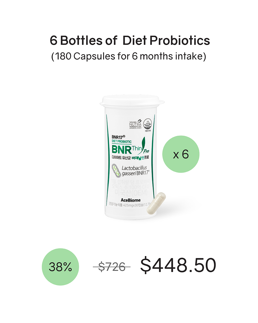 [PROMO] BNR17 Diet Probiotics BNRThin Pro (Cold Chain)