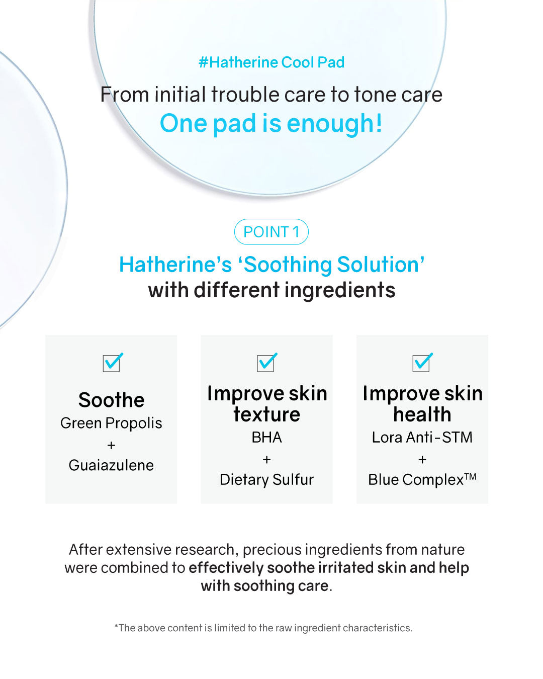 Hatherine Spot Care Clear Pad