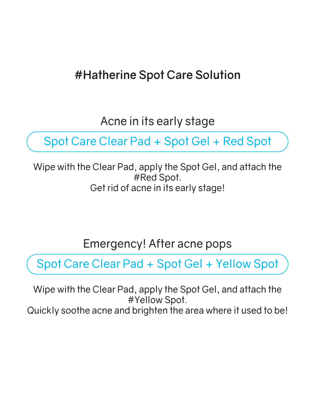 Hatherine Spot Care Clear Pad