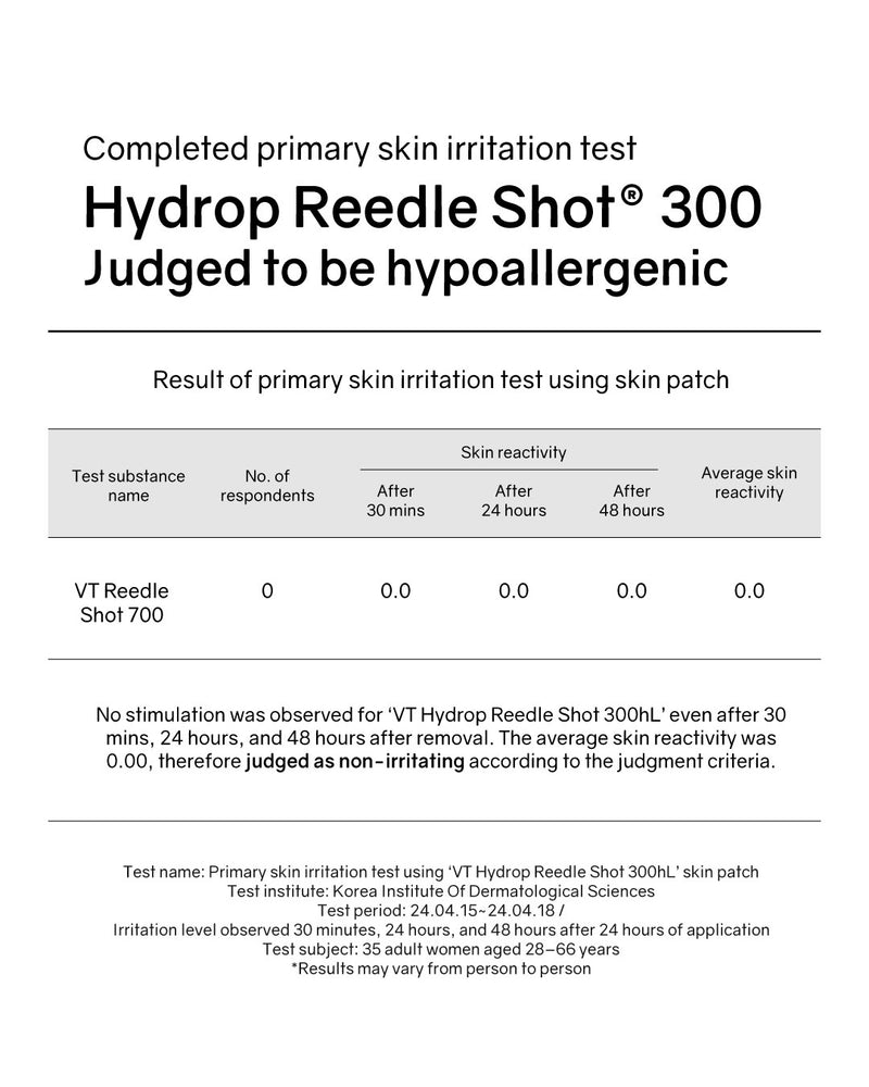 VT Cosmetics Hydrop Reedle Shot 300hL