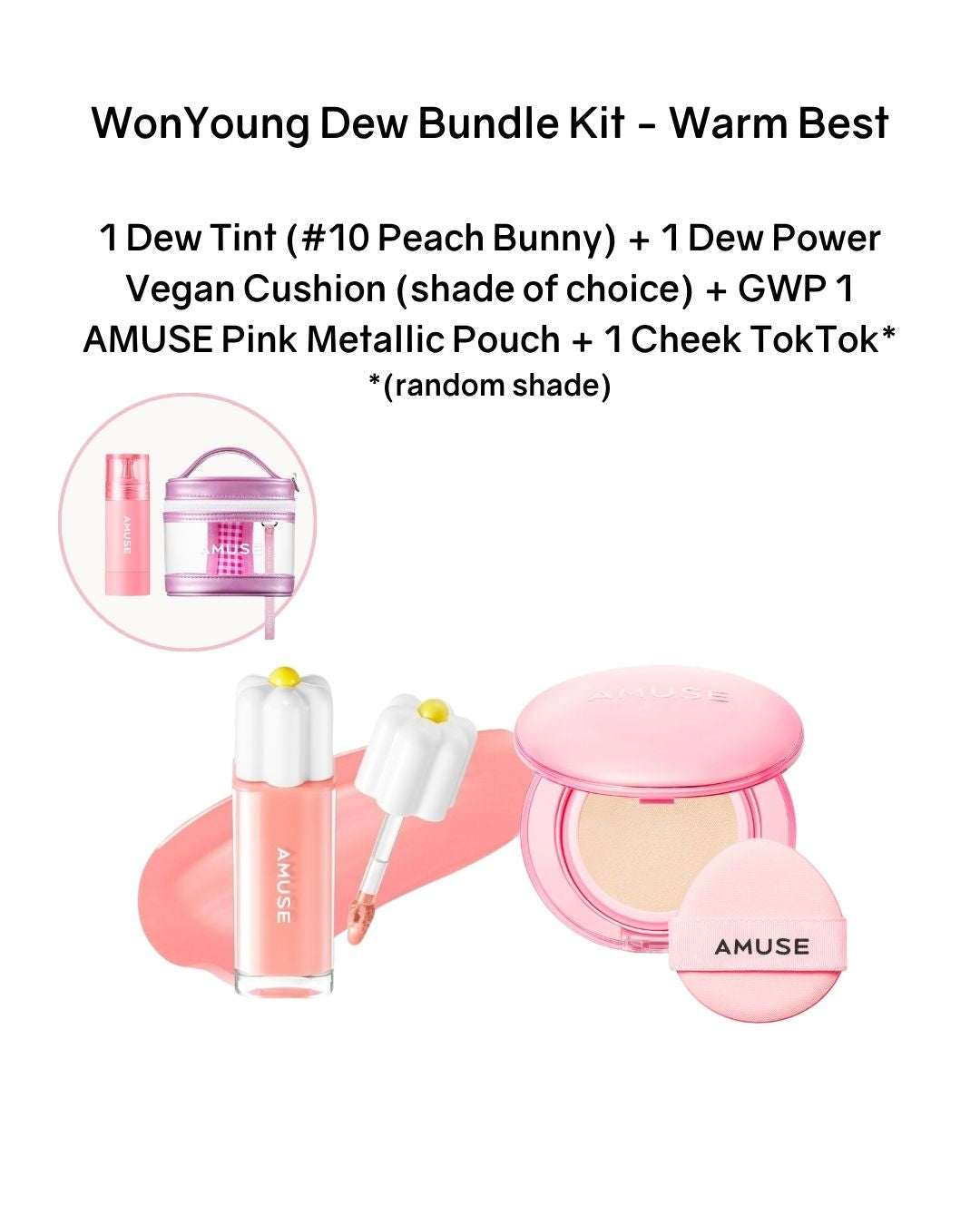 [PROMO] AMUSE WonYoung Dew Bundle Kit (Cushion+Tint)