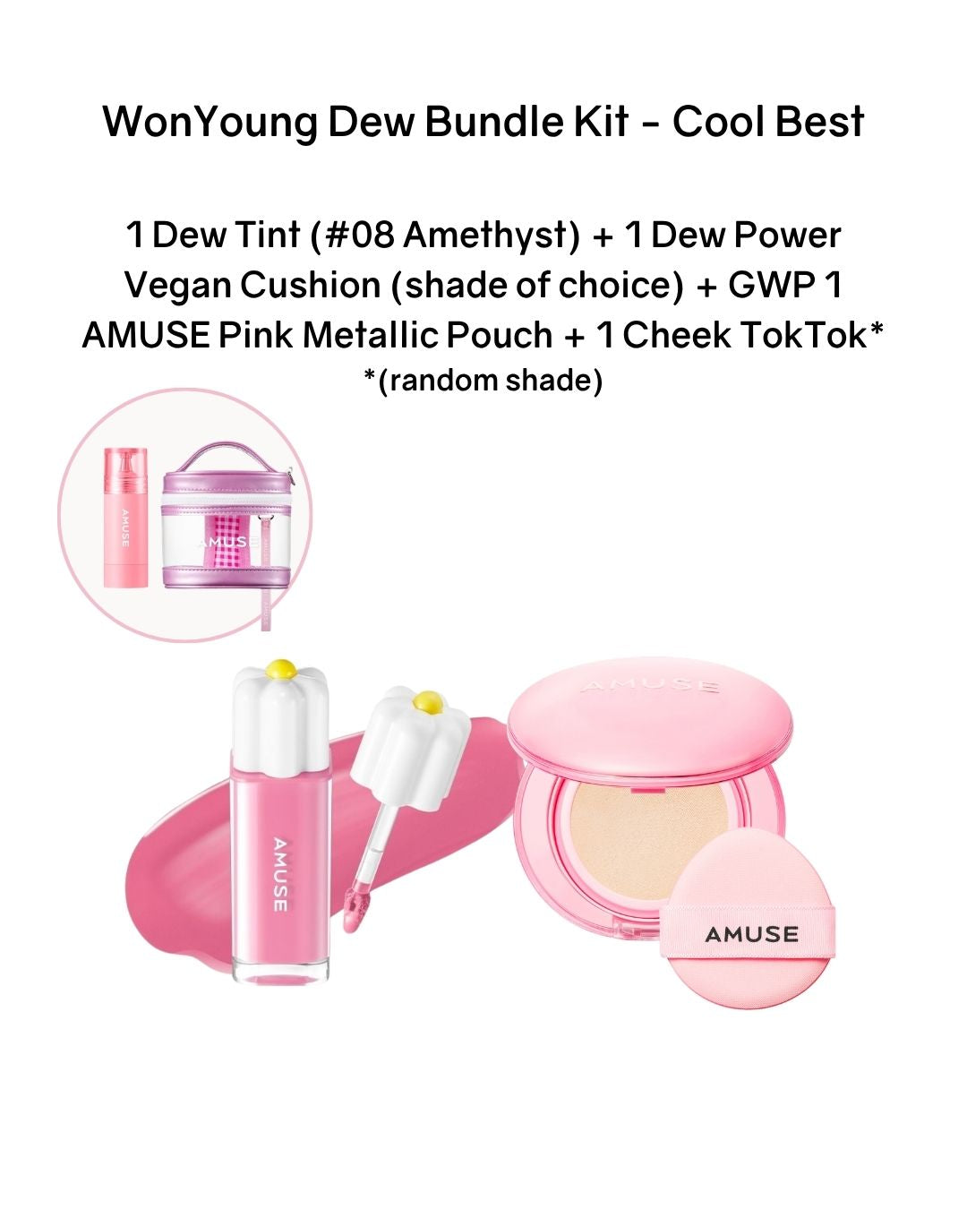 [PROMO] AMUSE WonYoung Dew Bundle Kit (Cushion+Tint)