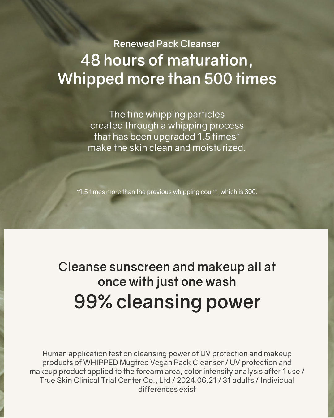 WHIPPED Vegan Pack Cleanser (130g)