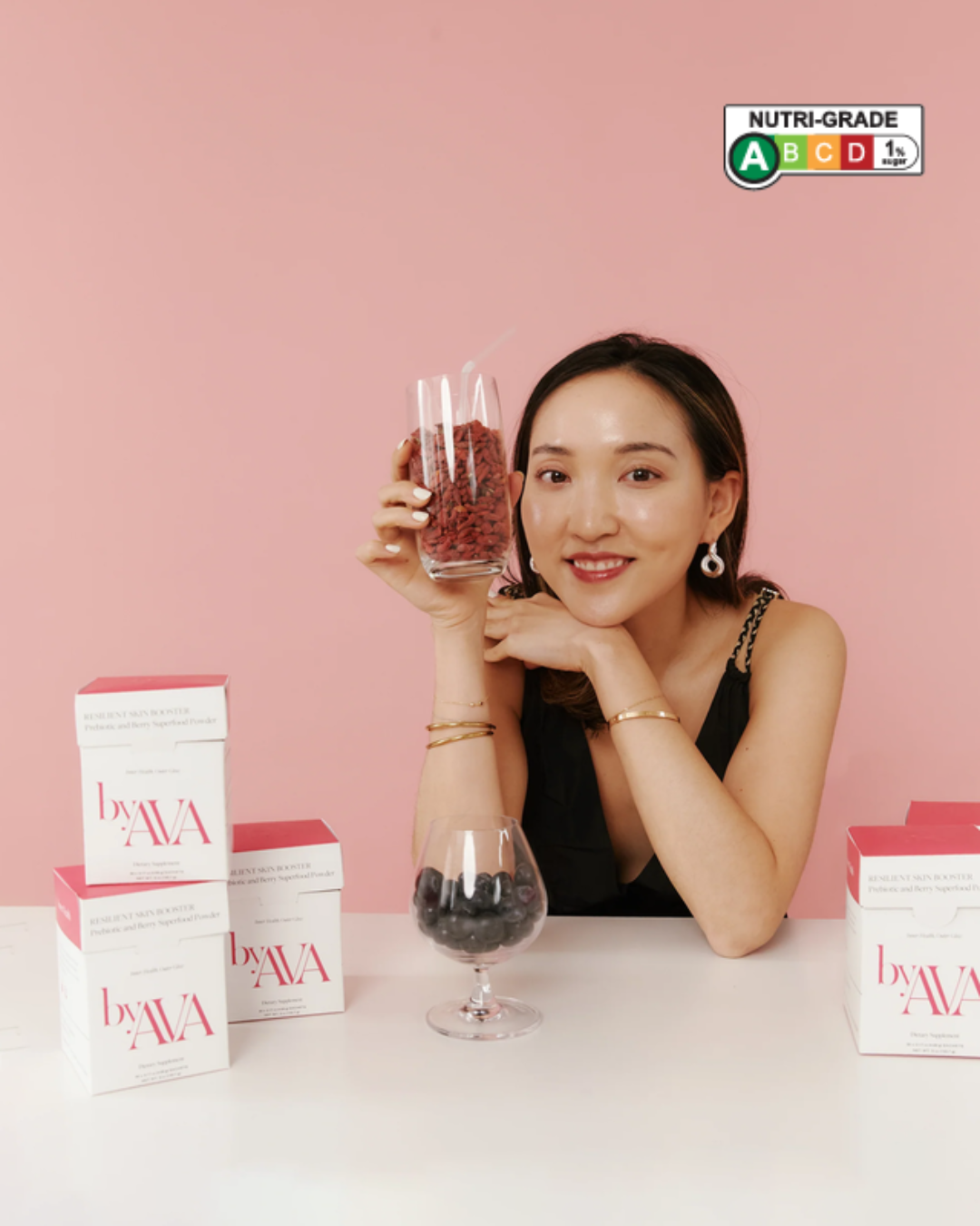 byAVA Resilient Skin Booster Prebiotic and Berry Superfood Powder