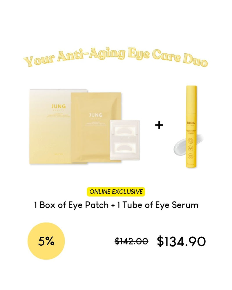 Jung Beauty Firming Microdart Eye Patch with Bakuchiol, Niacinamide and Peptides