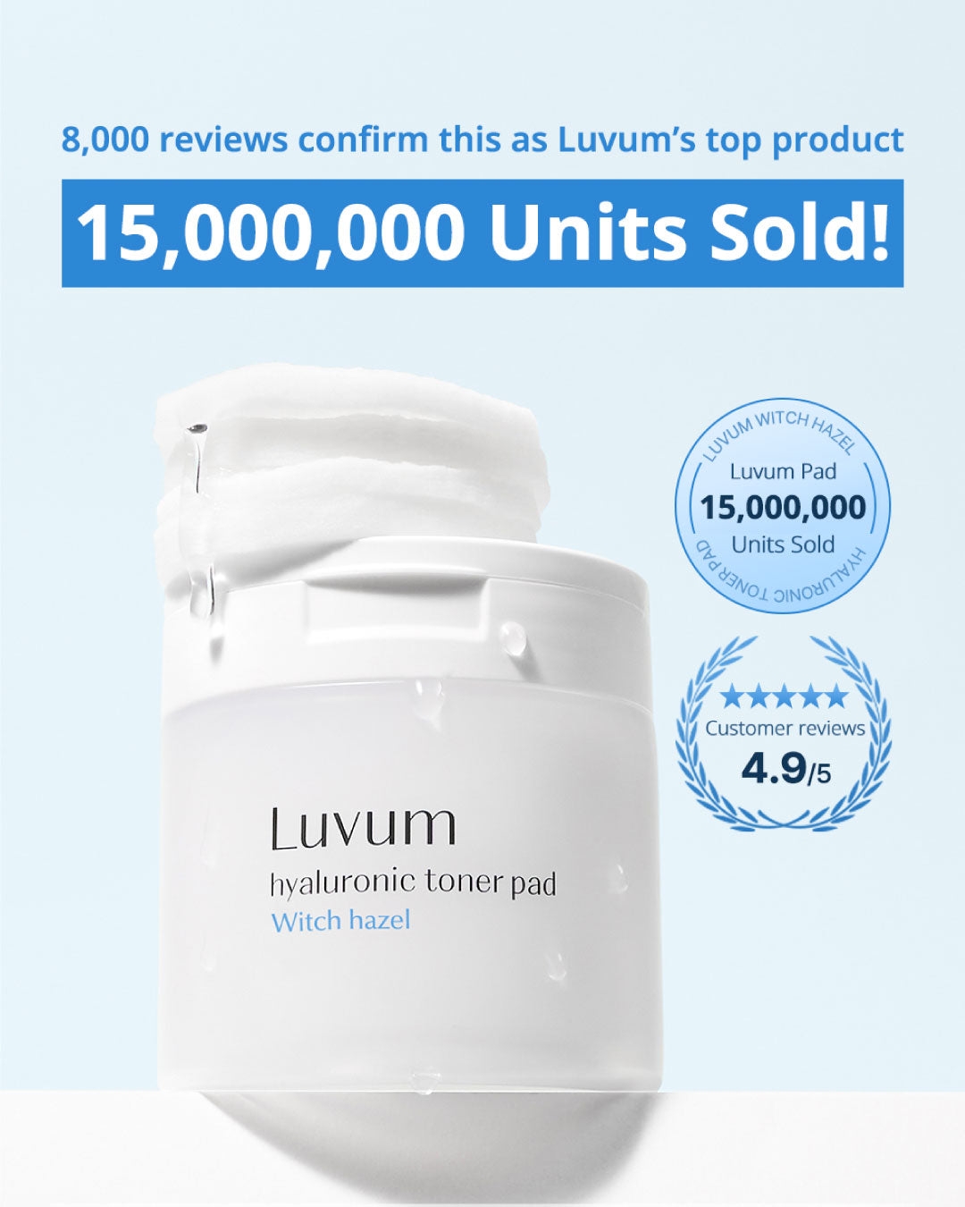 [PROMO] Luvum Witch Hazel Toner Pad