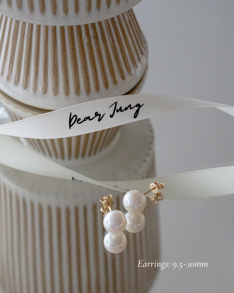 Dear Jung Freshwater Pearl Earring & Necklace