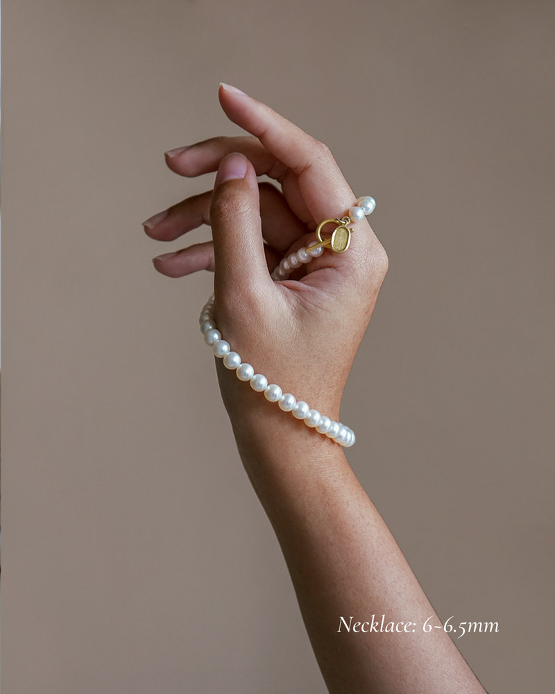 Dear Jung Freshwater Pearl Earring & Necklace