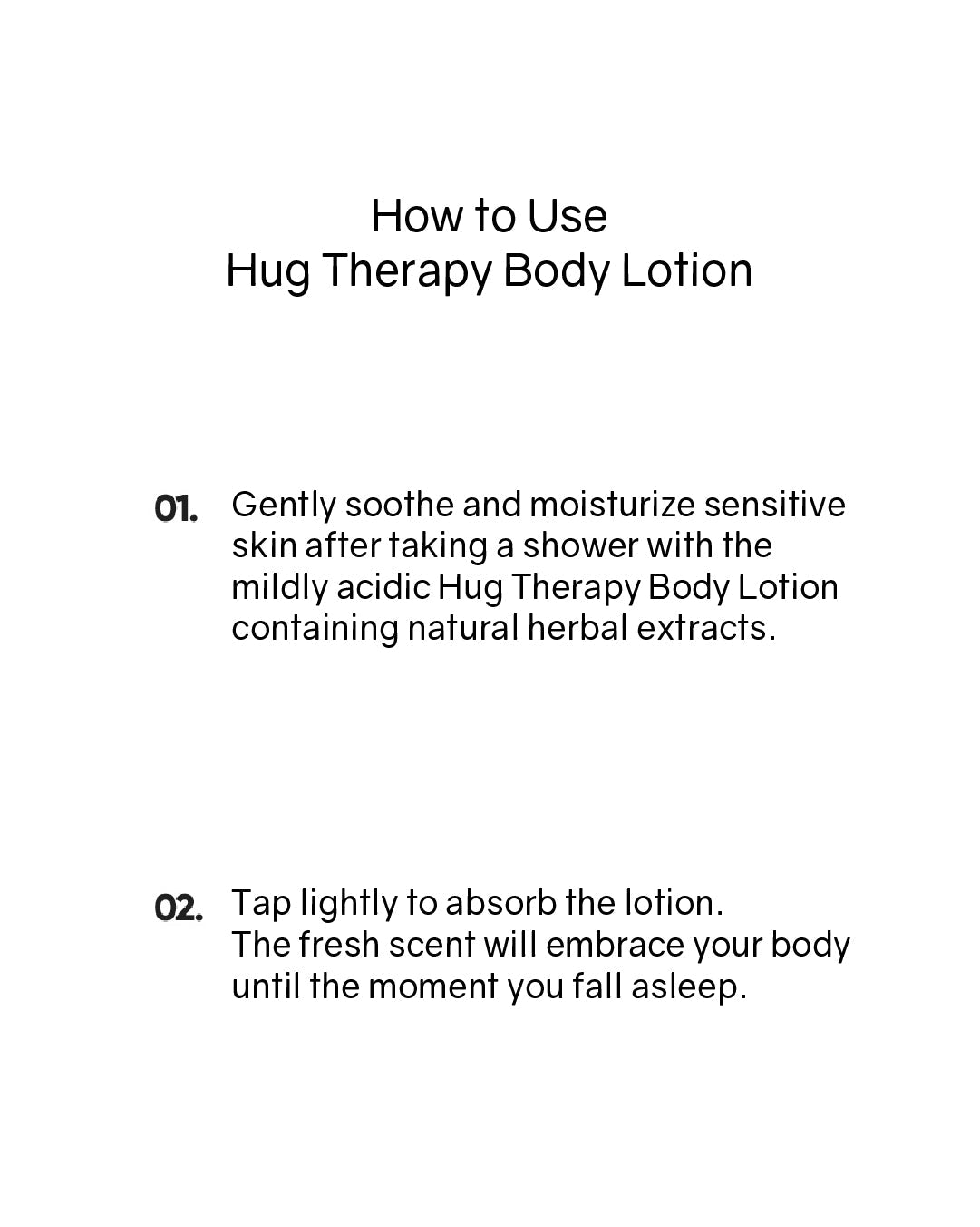OHIOHOO Hug Therapy Body Lotion