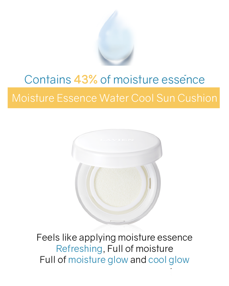 [PROMO] Lavien Cool Moist Essence Sun Cushion SPF50+/PA++++