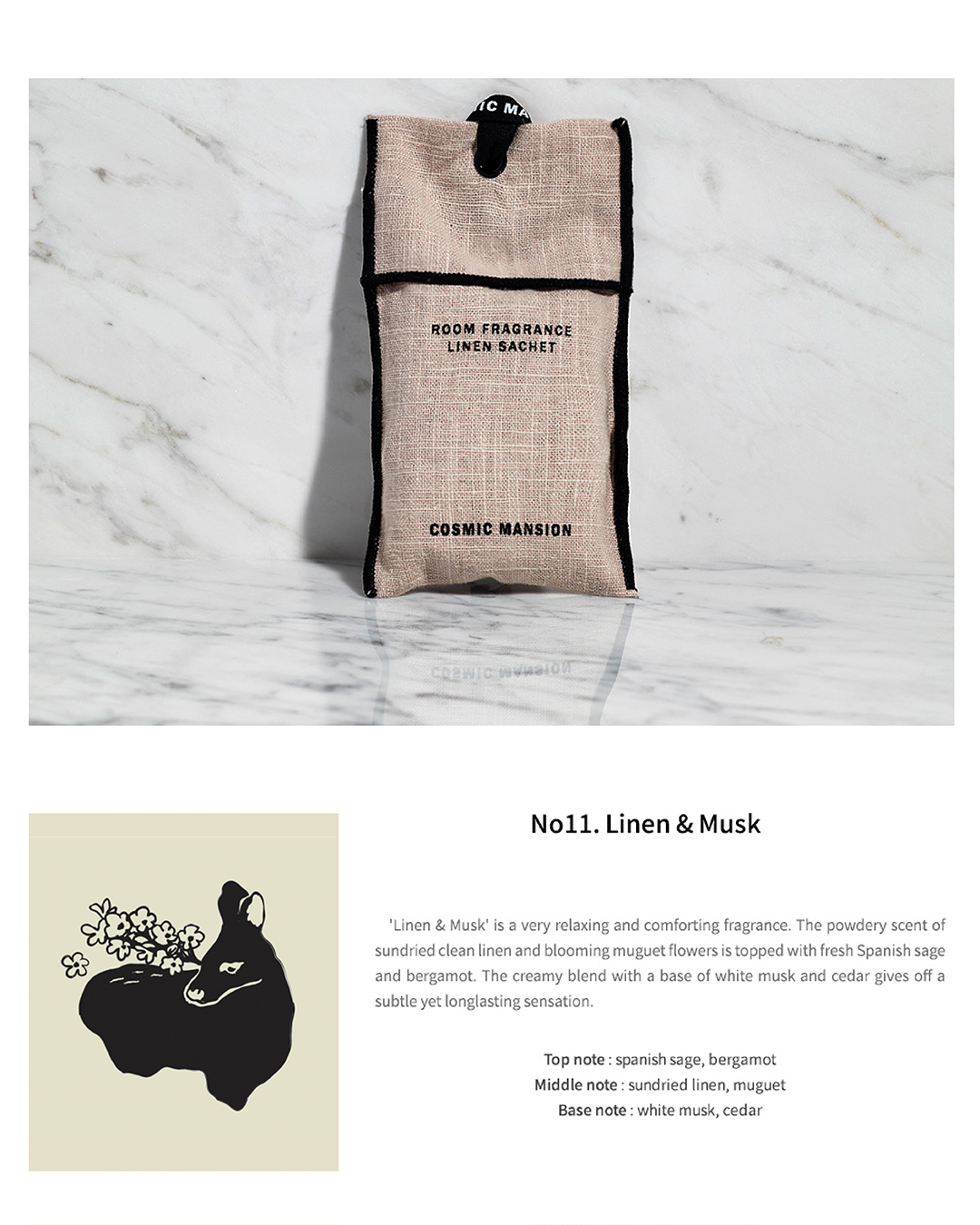 [PROMO] Cosmic Mansion Fragrance Linen Sachet (5 types)