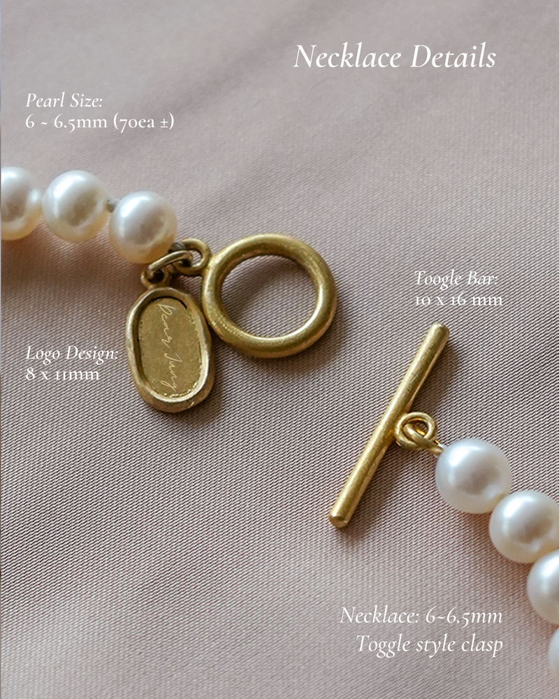 Dear Jung Freshwater Pearl Earring & Necklace