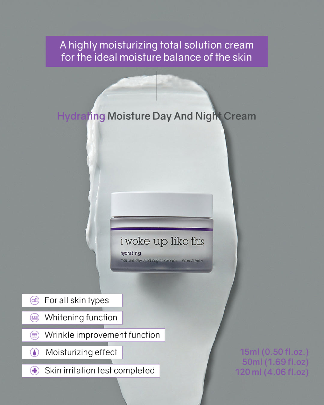 IWLT Hydra Moisture Day and Night Cream (Purple)